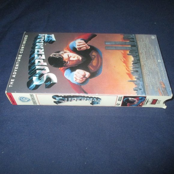Superman II (VHS, 1990) Christopher Reeve, Gene Hackman, Margot Kidder - Picture 3 of 7